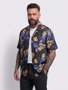 Ksubi Hyperflower Resort Short Sleeve Shirt Black